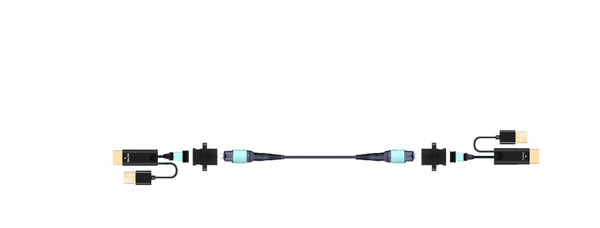 DisplayPort 1.4 AOC, Type A to Type A, Hybrid 32.4Gbps 8K60 DP 1.4 Active  Optical