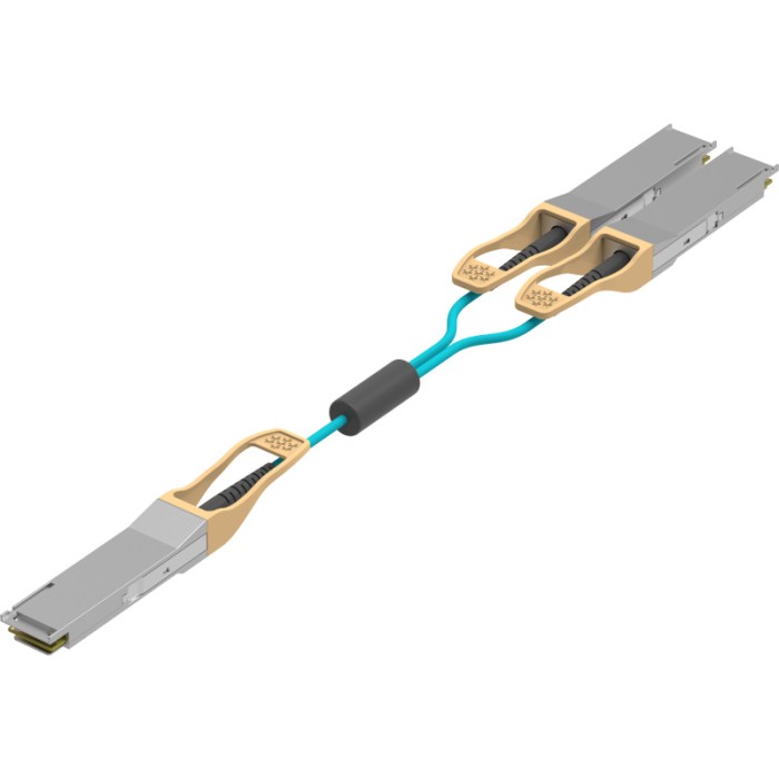 100G QSFP28 to 2x 50G QSFP28 Breakout Active Optic...