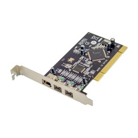 PCI 3-port 2b 2a 1394 FireWire Card, 2 FireWire-800 Port & 1 FireWire-400 Port