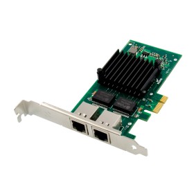 PCIe x1 2-port RJ45 Intel NHI350AM2 Chipset Gigabit Ethernet Network Interface Card